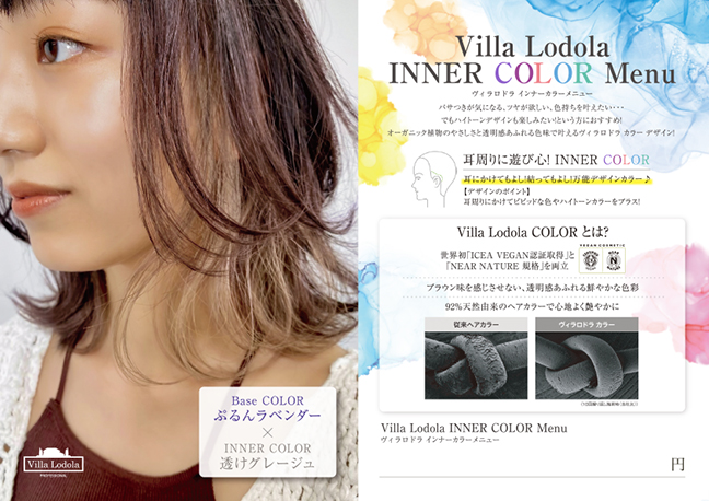 ヴィラロドラ カラー villa lodola color カラーチャート付き
